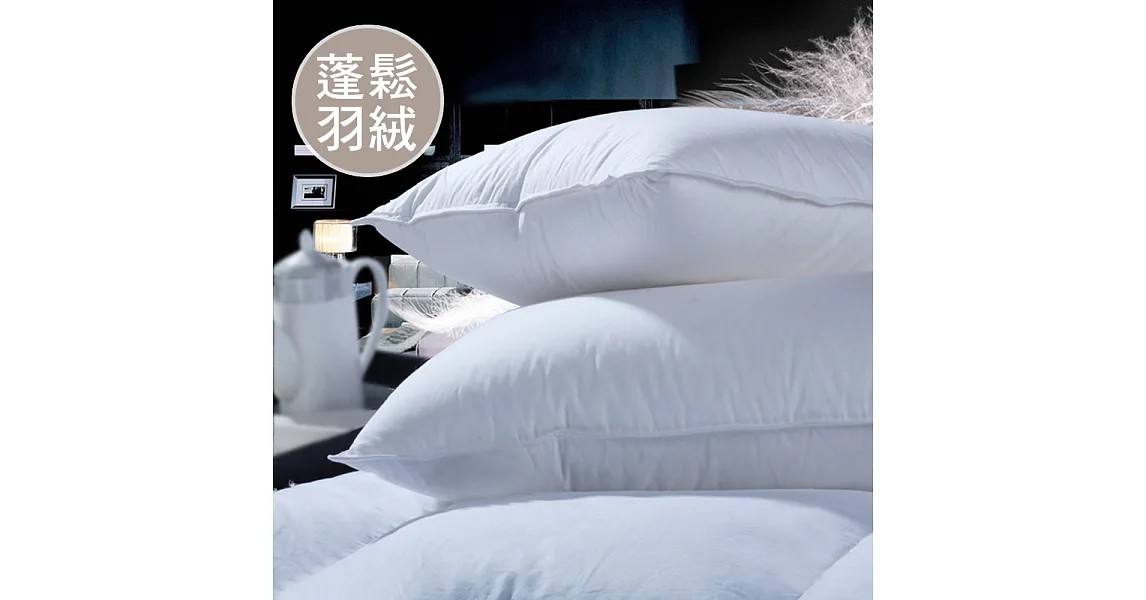 澳洲Simple Living 100%天然羽絨4in1舒眠枕-二入(48x73cm)