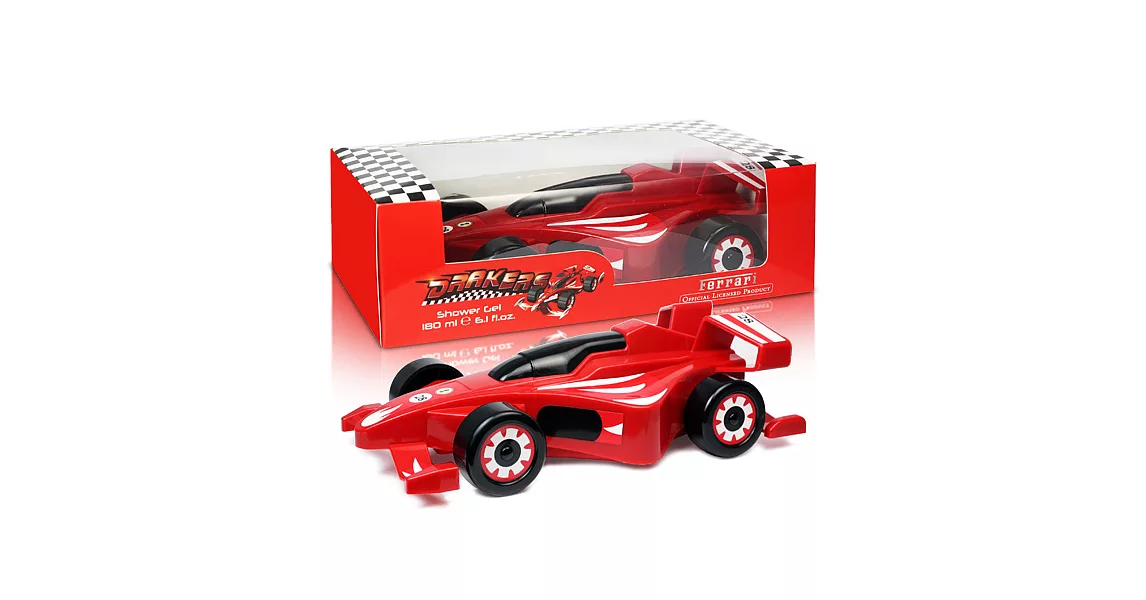 Ferrari法拉利 3DF1跑車造型沐浴膠(180ml)