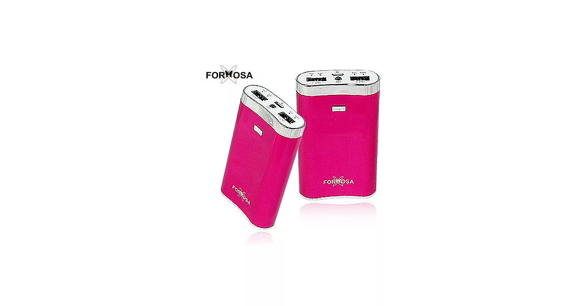 FORMOSA 炫光鋁合金行動電源7800mAh 台灣製 FRT8K炫光桃