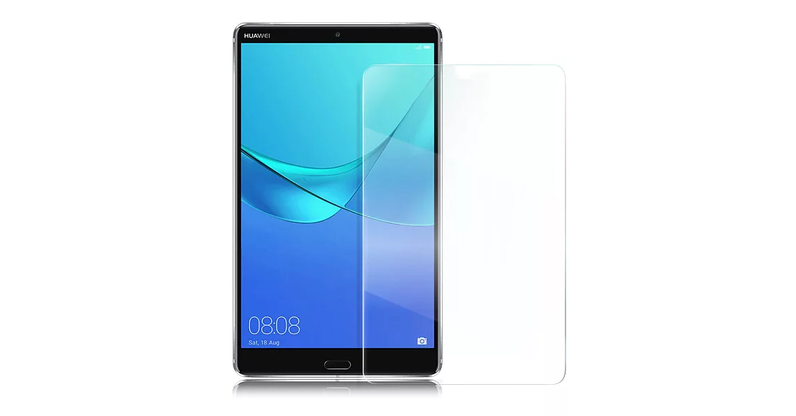 Xmart for 華為HUAWEI MediaPad M5 8.4吋 薄型 9H 玻璃保護貼-非滿版 透明
