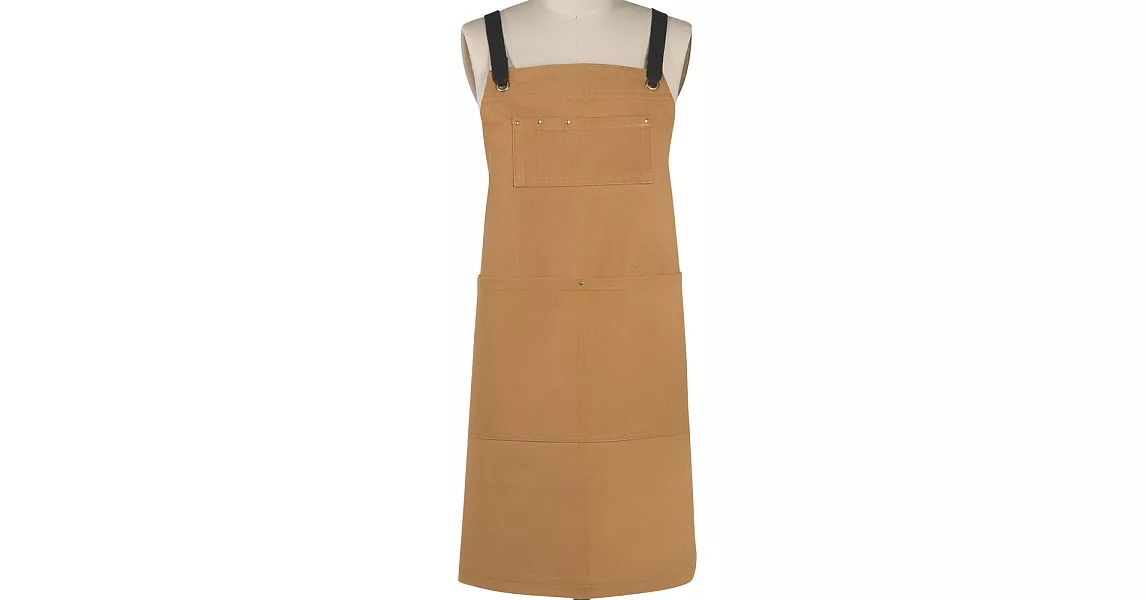 《DANICA》Mason口袋圍裙(棕)