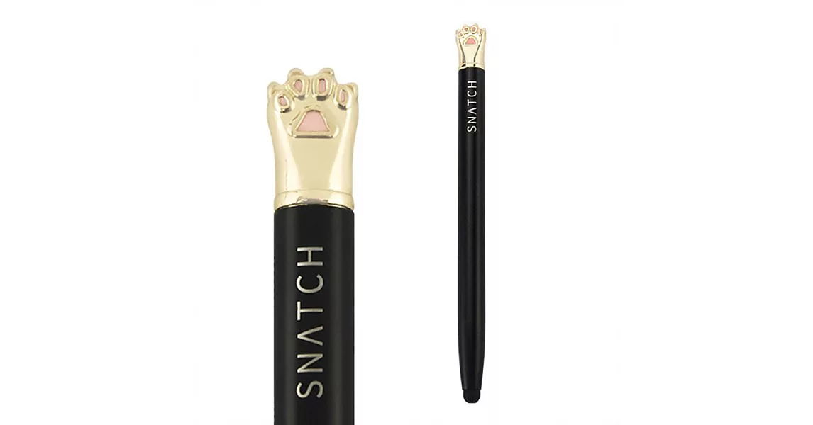 Snatch 限量訂製款觸控書寫兩用肉掌貓手筆 - 黑貓黑筆0.5mm / Snatch Limited Edition Cat Paw Pen - Black