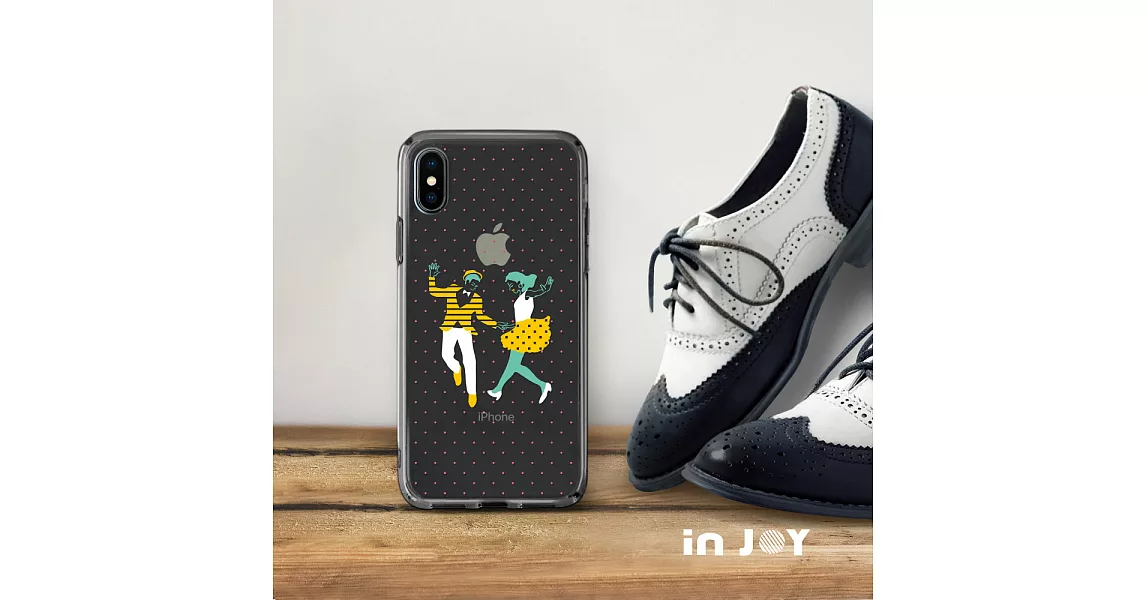 INJOYmall for iPhone 6+ 跟我一起搖擺 防摔手機殼 保護殼A款