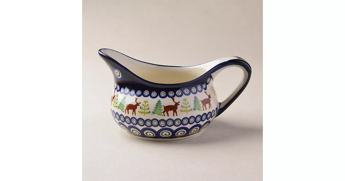 波蘭陶 歡樂聖誕系列 醬汁盅 18cm 波蘭手工製