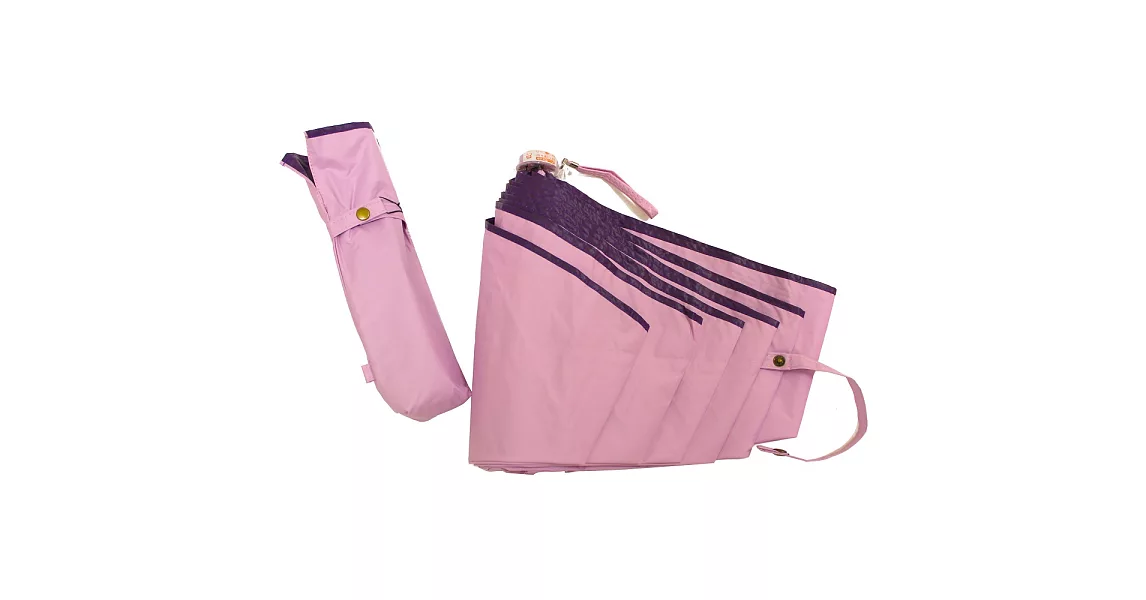 【U】AURORA - 素色兩面遮光輕量傘(五色可選) - 粉紫