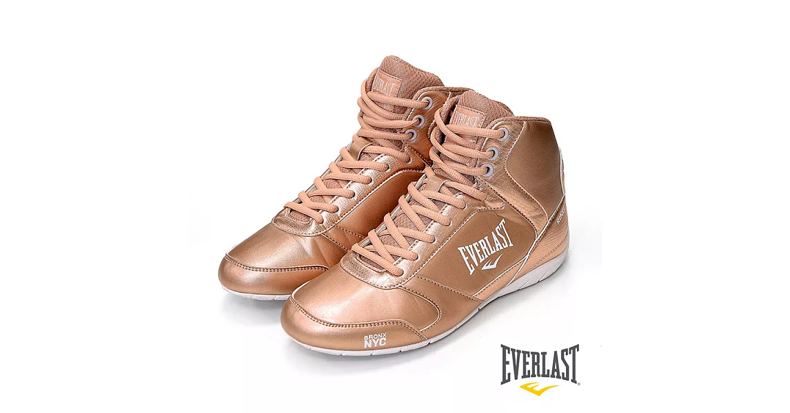 【EVERLAST】PROFESSIONAL BOXING BOOTS輕量拳擊鞋 US7玫瑰金