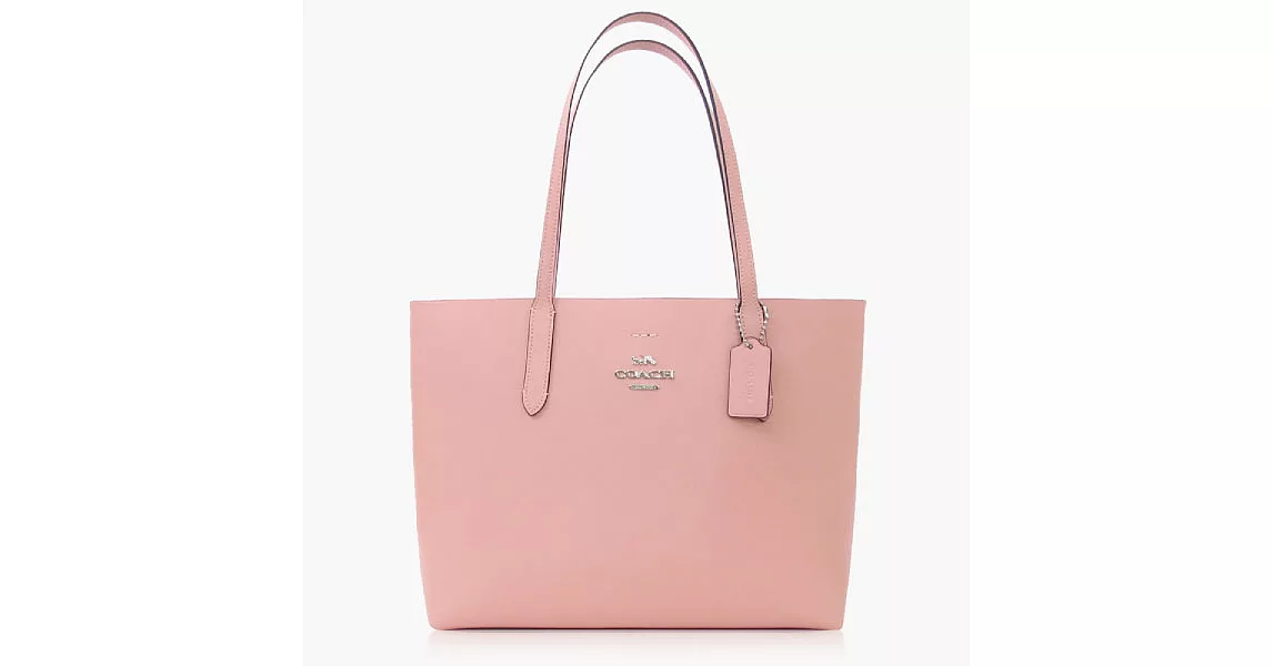 COACH 雙面紋理皮革 / 大款 / 肩背托特包_粉紅