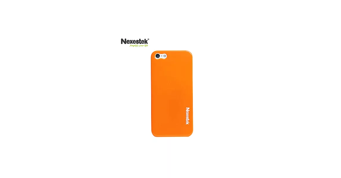 Nexestek iPhone 5/5s  日本頂級鏡面亮橘色手機保護殼3H