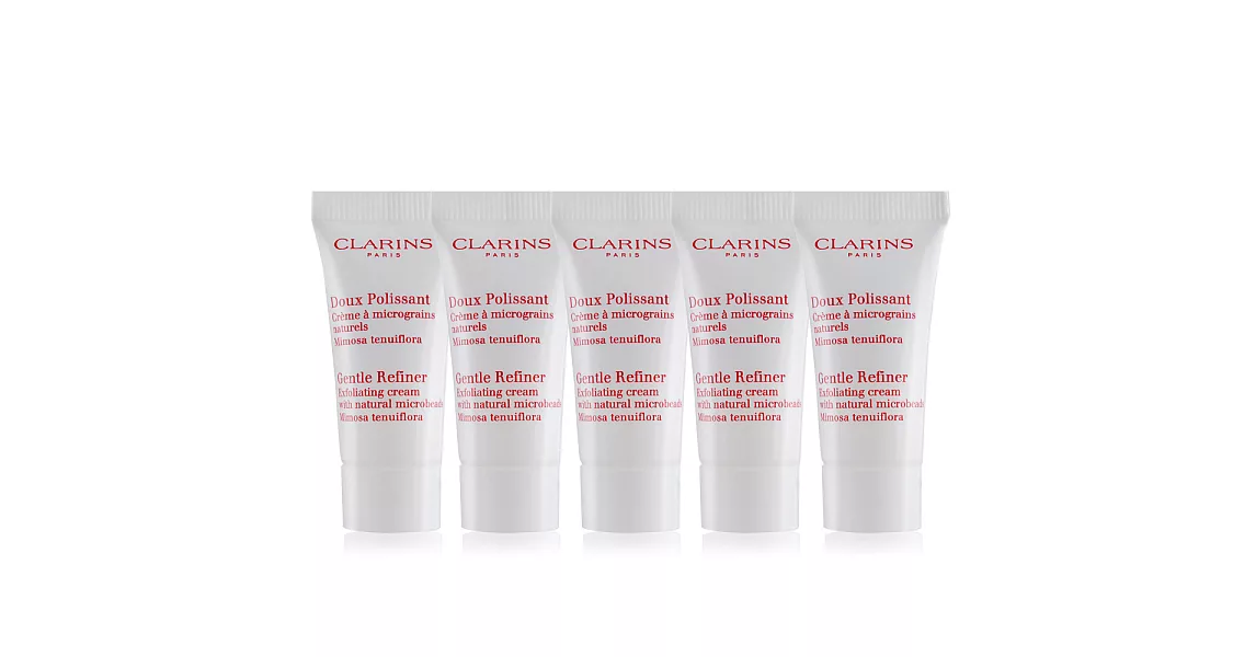 CLARINS 克蘭詩 含羞草煥膚去角質霜(5ml)X5