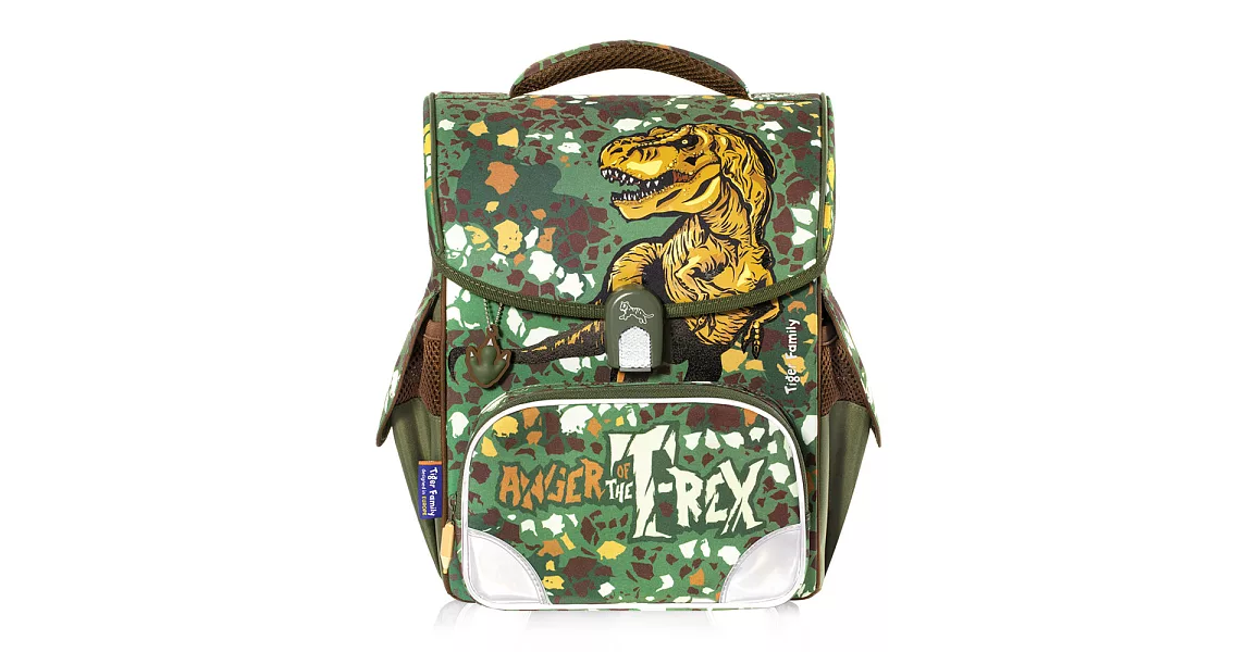 TigerFamily小學者超輕量護脊書包-迷彩暴龍
