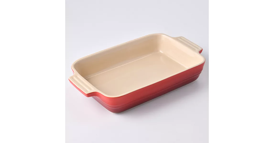 Le Creuset 長方形焗烤盤 紅色 26x17cm