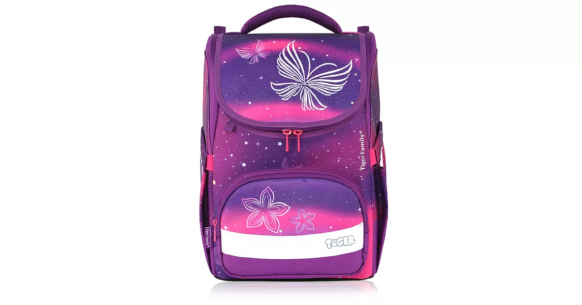 Tiger Family公爵超輕量護脊書包-輝夜彩蝶