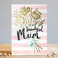 【LOUISE TILER】Beautiful Mum Stripes 母親節限定卡 英國進口 TW016