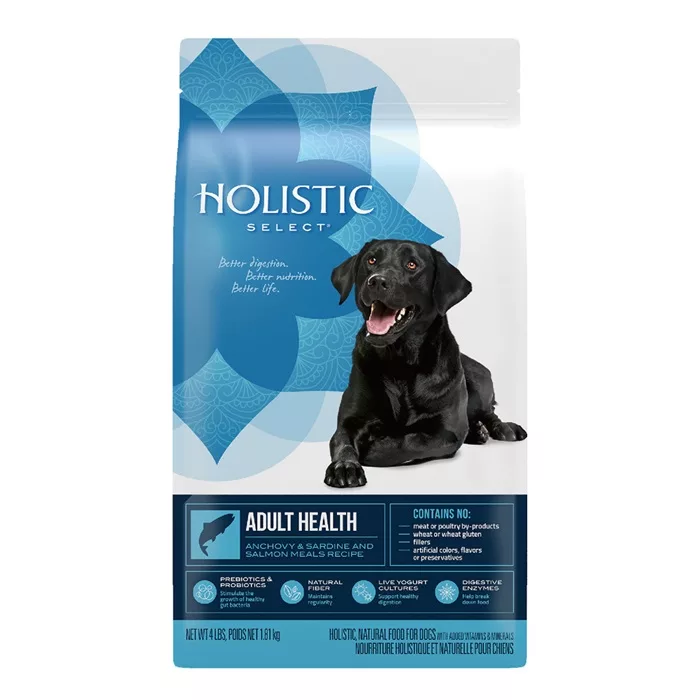 博客來 Holistic Select活力滋成犬三種魚挑嘴美膚配方4磅x 1包