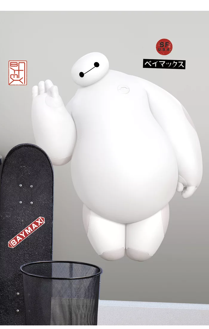 美國Roommates - 美國進口壁貼-大白杯麵Baymax