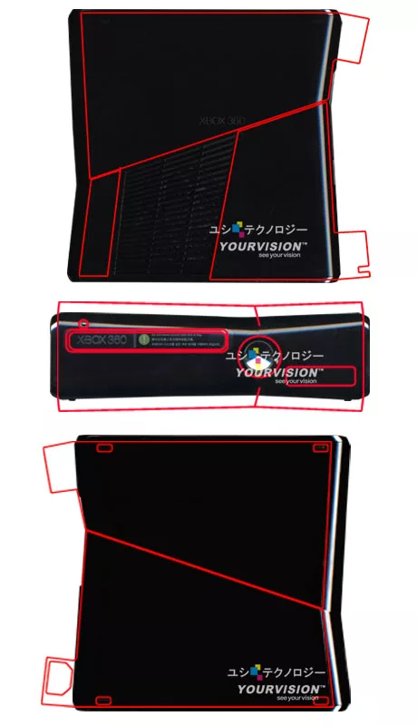博客來 最新xbox 360 新型迷你 薄機主機保護膜