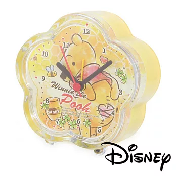【日本進口正版】迪士尼系列 鬧鐘/指針時鐘 燈光設計 Disney -小熊維尼款