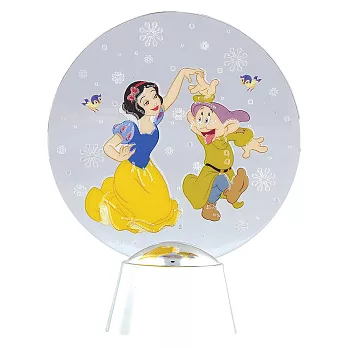 《Enesco》迪士尼公主壓克力迷你LED擺飾燈(白雪公主與小矮人)