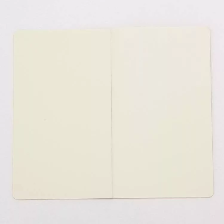 [MUJI無印良品]上質紙長型筆記本(空白)/40張.B6.米