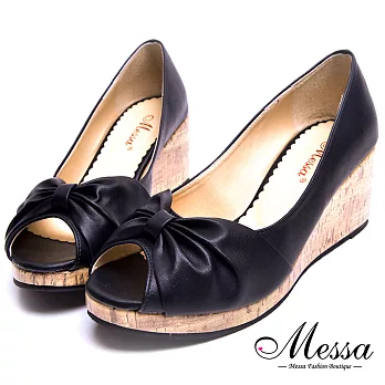 Messa米莎專櫃女鞋 Mit優雅扭結內真皮楔型魚口鞋 黑色eu35黑色 注目推薦 隨意窩xuite日誌 Messa米莎專櫃女鞋 Mit優雅扭結內真皮楔型魚口鞋 黑色eu35黑色 注目推薦 隨意窩xuite日誌