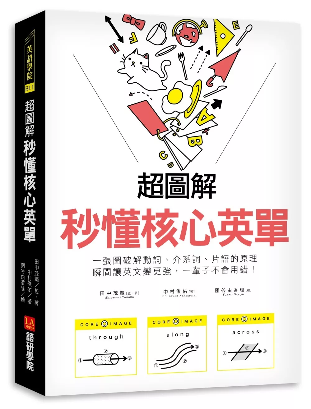 超圖解 秒懂核心英單：一張圖破解動詞、介系詞、片語的原理，瞬間讓英文變更強，一輩子不會用錯！