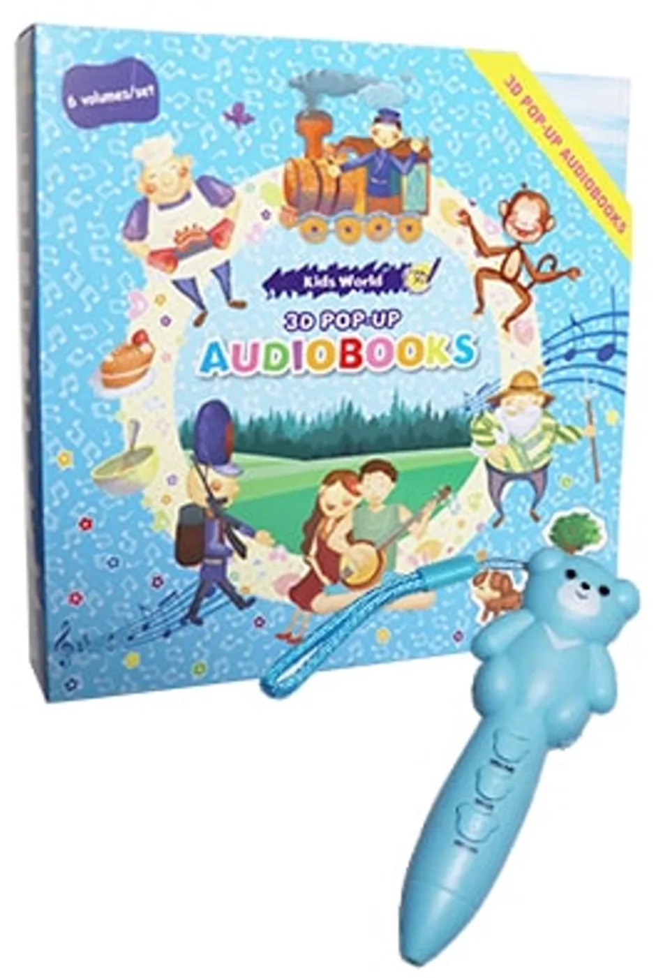 3D Pop-Up Audio Books （6本）＋ 8g 小熊筆