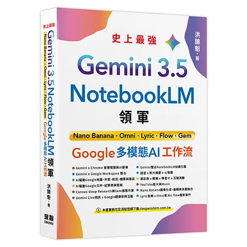 Gemini 3.5 x NotebookLM 領軍: Na 書封