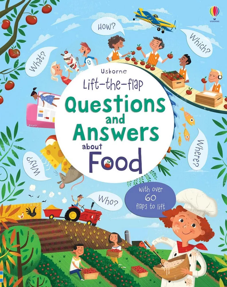Q&A知識翻翻書：食物大探索（5歲以上）Lift-the-flap Questions and Answers about Food