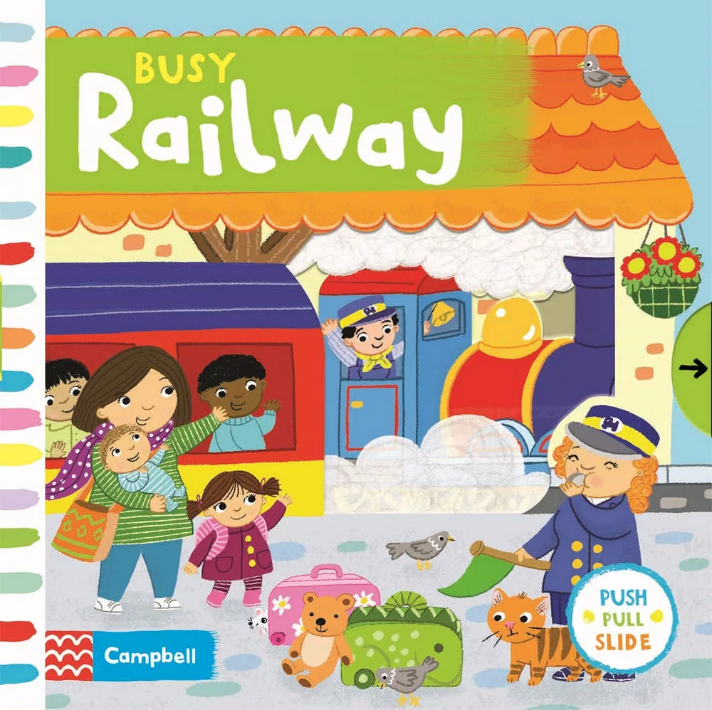 忙碌鐵道  硬頁遊戲書Busy Railway