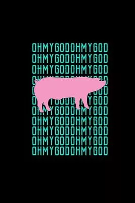 Oh my god pig: Hangman Puzzles - Mini Game - Clever Kids - 110 Lined pages - 6 x 9 in - 15.24 x 22.86 cm - Single Player - Funny Grea