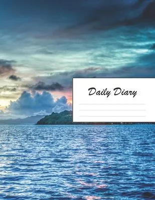 Daily Diary: Blank 2020 Journal Entry Writing Paper for Each Day of the Year - Sea Ocean Water - January 20 - December 20 - 366 Dat