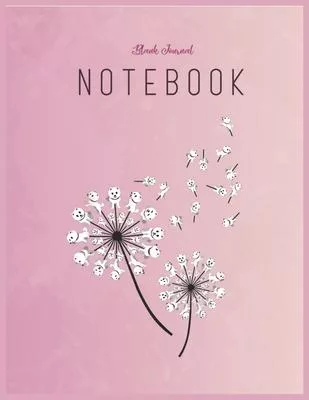 Blank Journal Notebook: Westie Flower Dandelion Westie Dog Flower Westie Floral Fantasy Notebook Journal Blank Composition Notebook for Girls