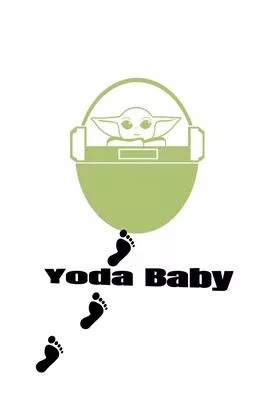 Baby Yoda: Lined Notebook Journal Gift for Friend, Coworker, Boss