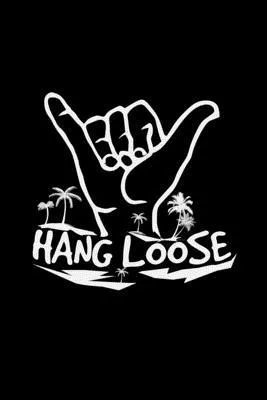 Hang Loose: 6x9 Windsurfing - blank with numbers paper - notebook - notes