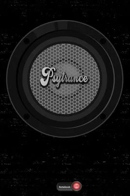 Psytrance Notebook: Boom Box Speaker Psytrance Music Journal 6 x 9 inch 120 lined pages gift