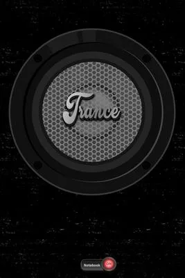 Trance Notebook: Boom Box Speaker Trance Music Journal 6 x 9 inch 120 lined pages gift