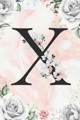 X: Cute Initial Monogram Letter A Gratitude and Daily Reflection Journal For Mindfulness and Productivity A 120 Day Daily
