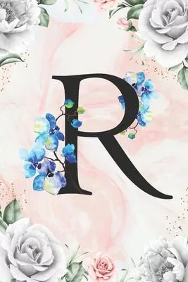R: Cute Initial Monogram Letter A Gratitude and Daily Reflection Journal For Mindfulness and Productivity A 120 Day Daily