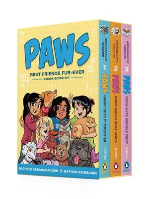 Paws: Best Friends Fur-Ever Boxed Set (Books 1-3): Gabby Gets It Together, Mindy Makes Some Space, Priya Puts Herself First (a Graphic Novel Boxed Set