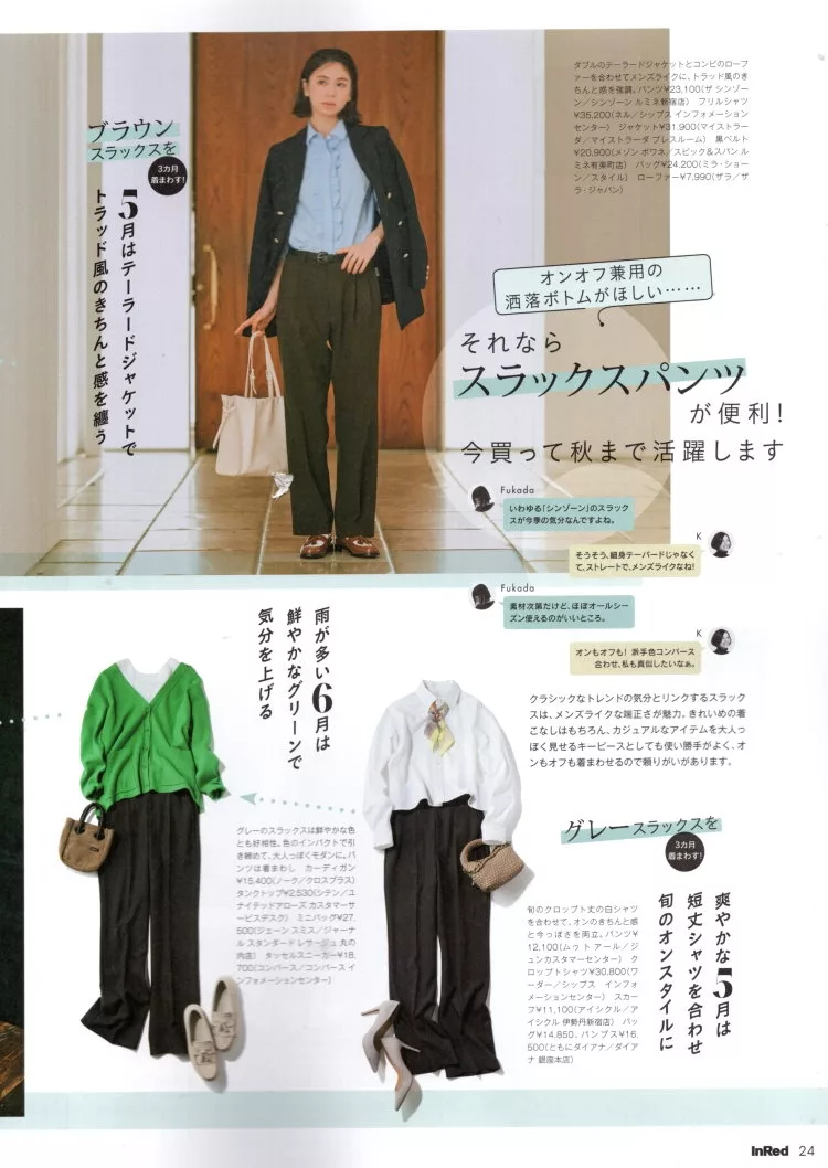 用褲子來春穿出春夏時尚