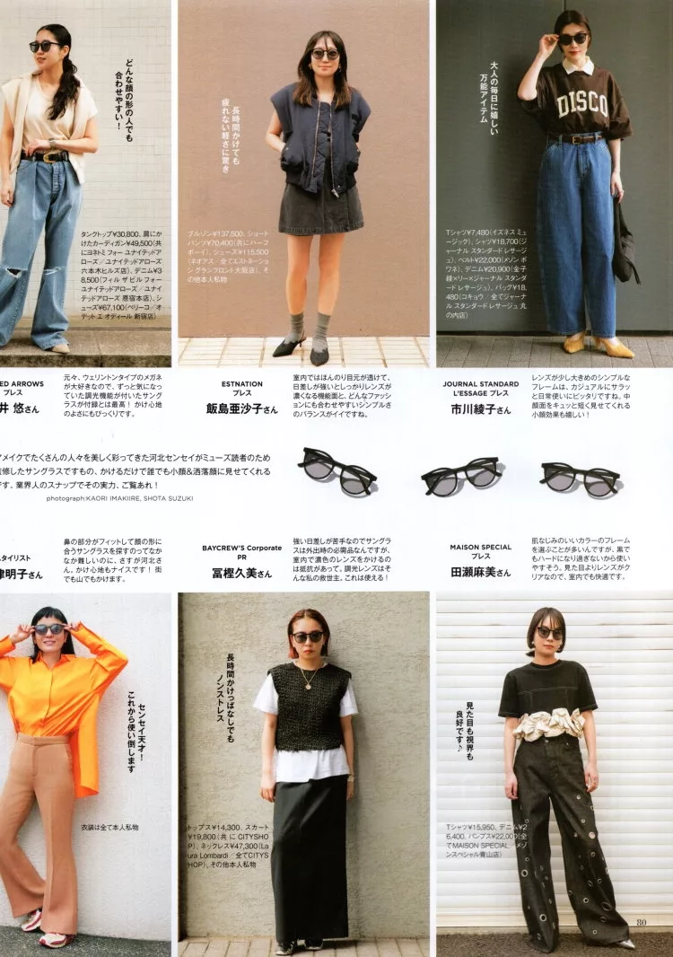 時尚業界人士的太陽眼鏡時尚