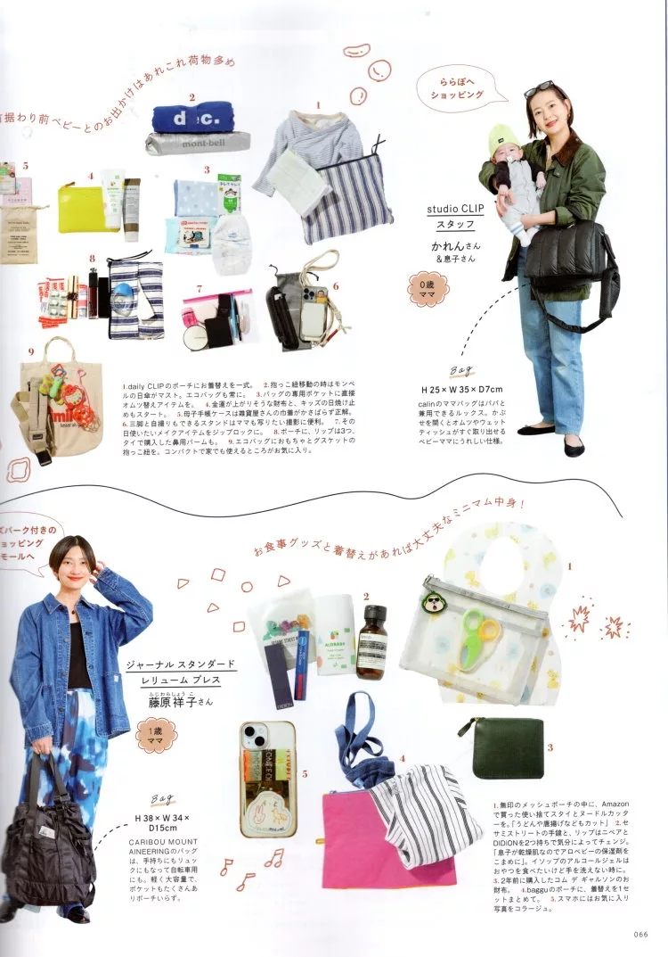 時髦媽媽的包包內容物大公開