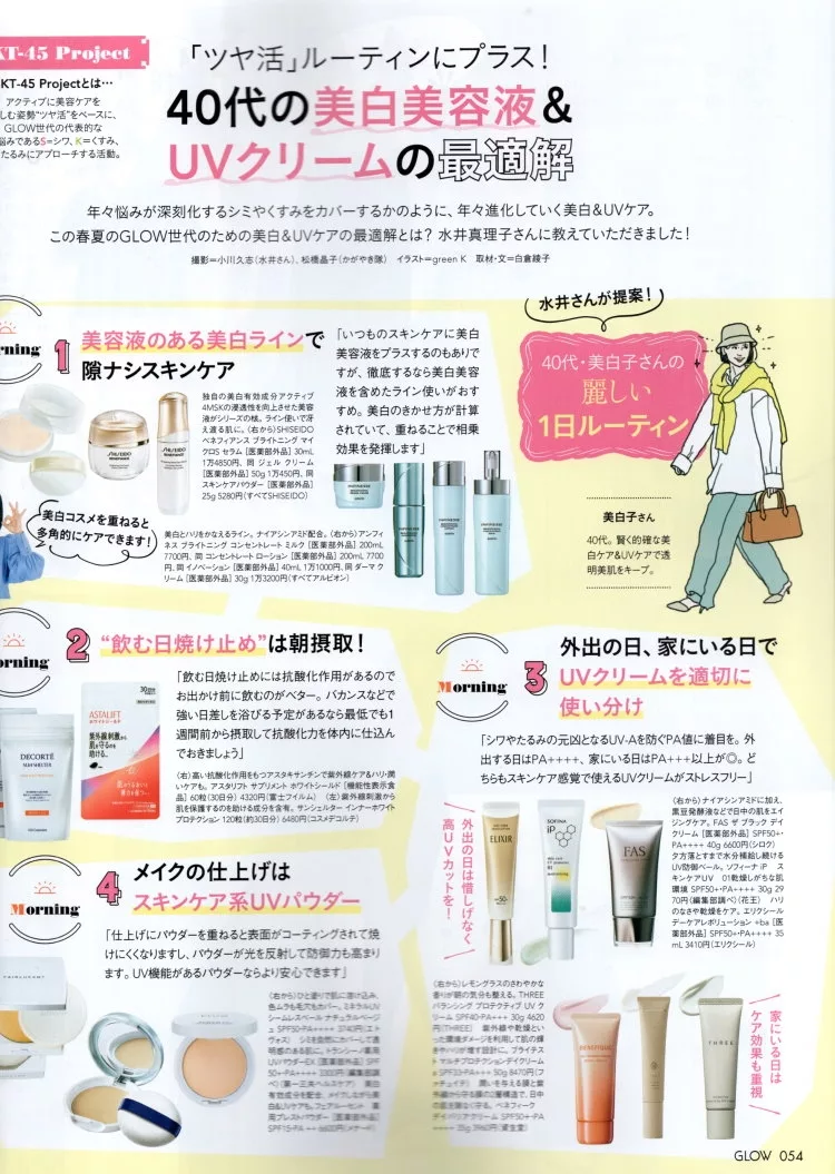 40代女子的美白講座