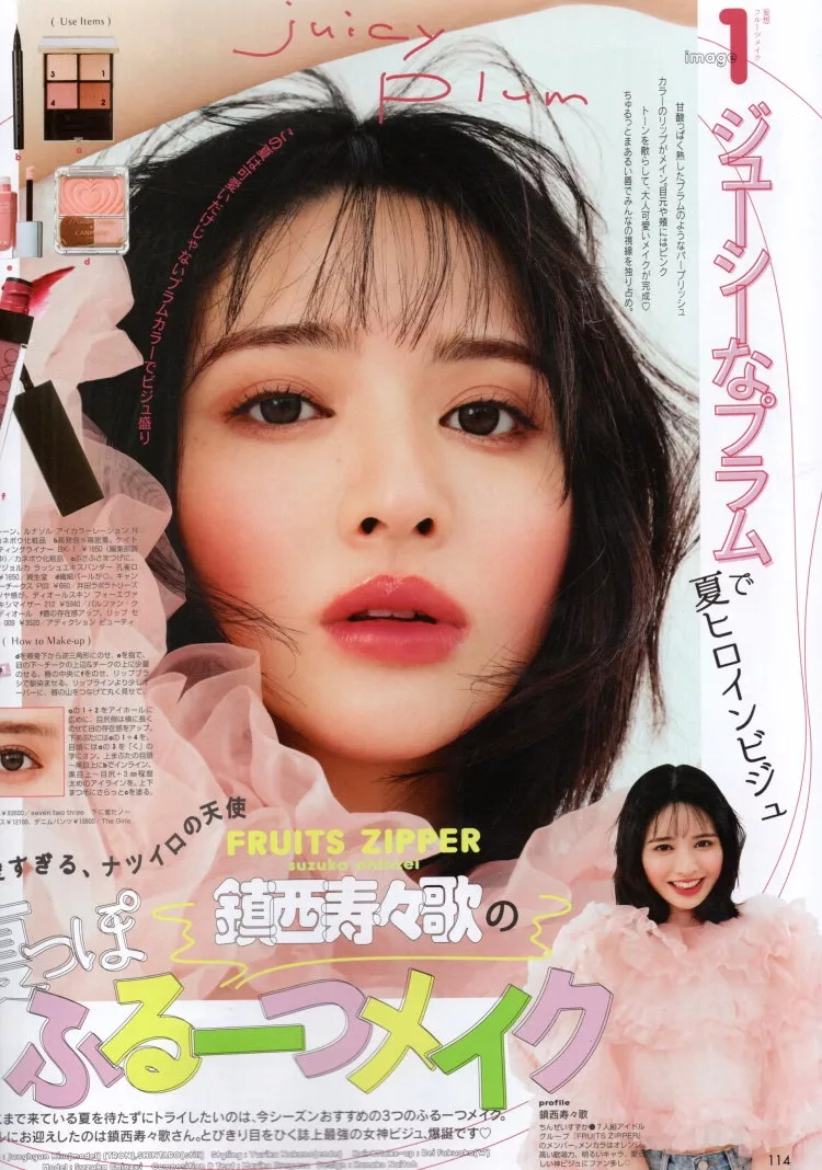 夏季的水果彩妝
