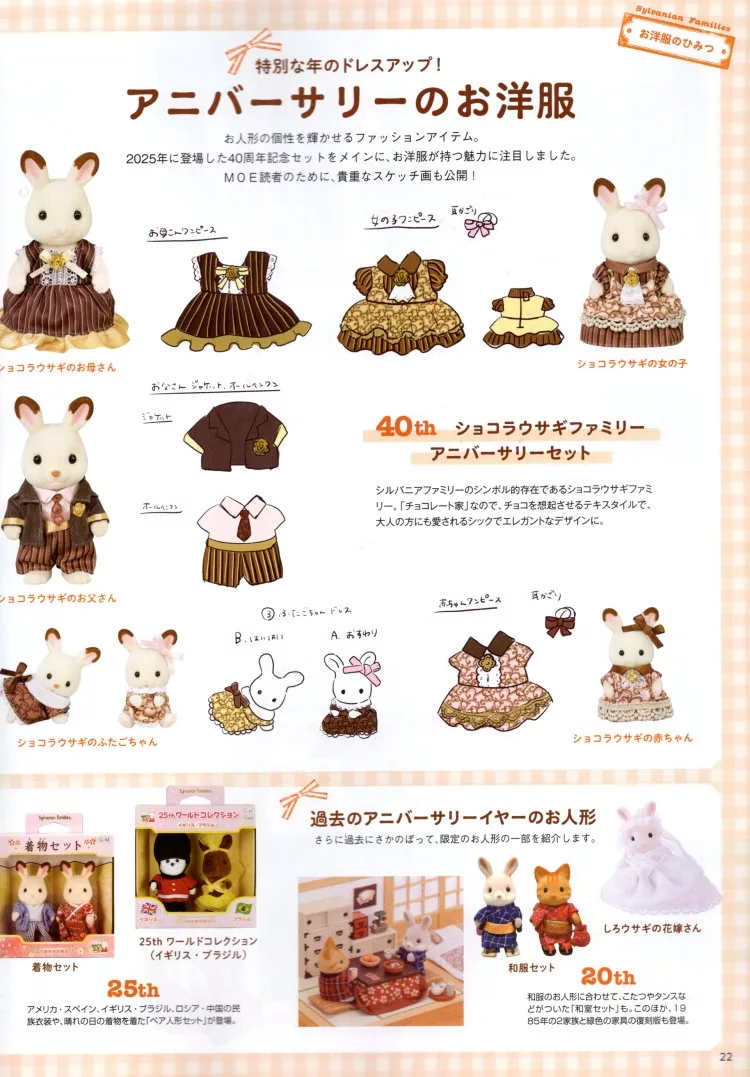 森林家族可愛衣服