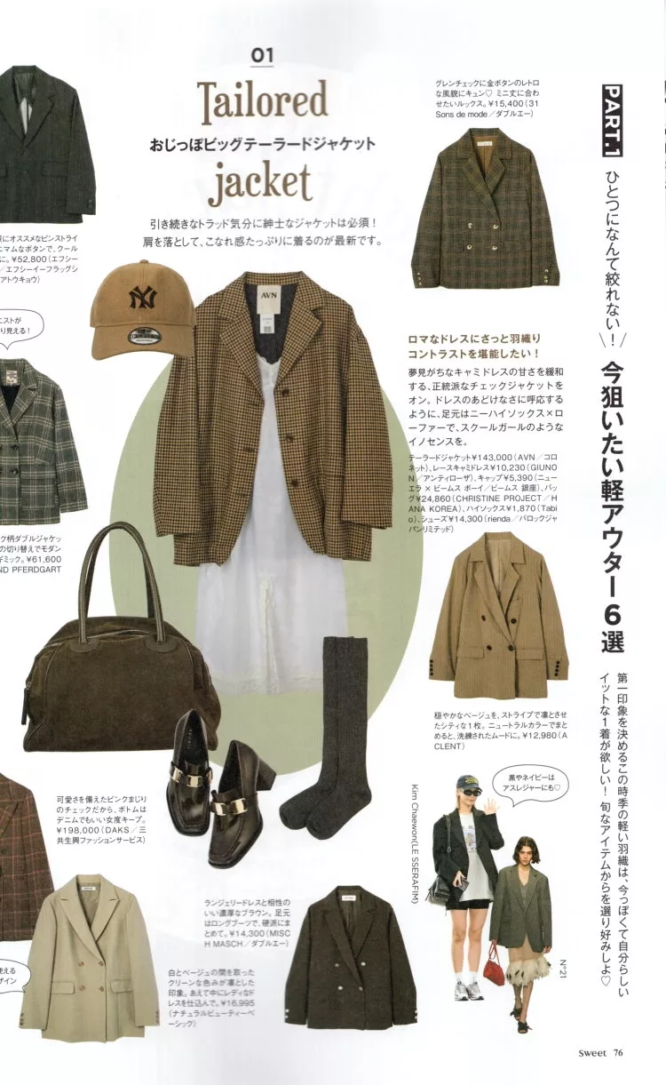 秋季的輕薄外套