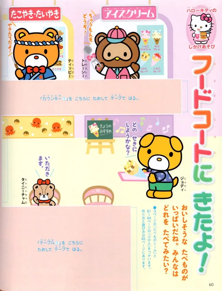 與HELLO KITTY一起去美食街