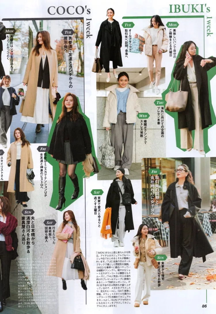 找到喜歡的冬季外套