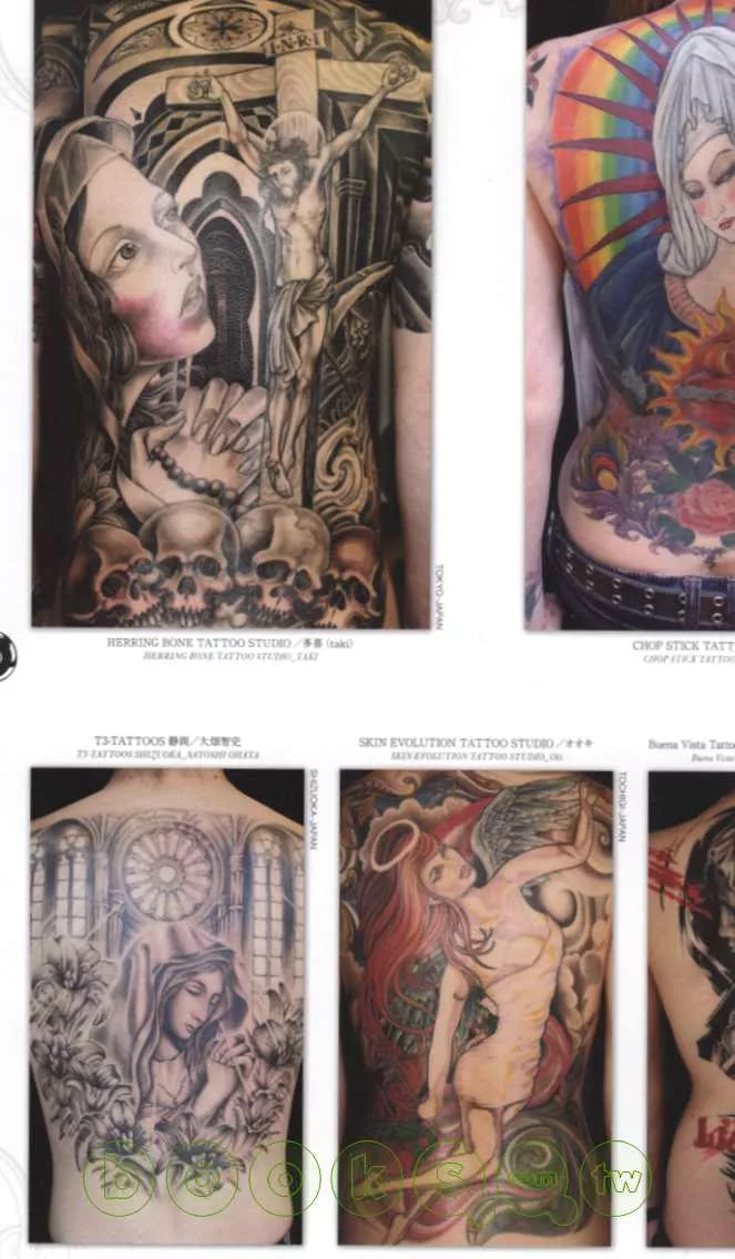 西洋神像的刺青