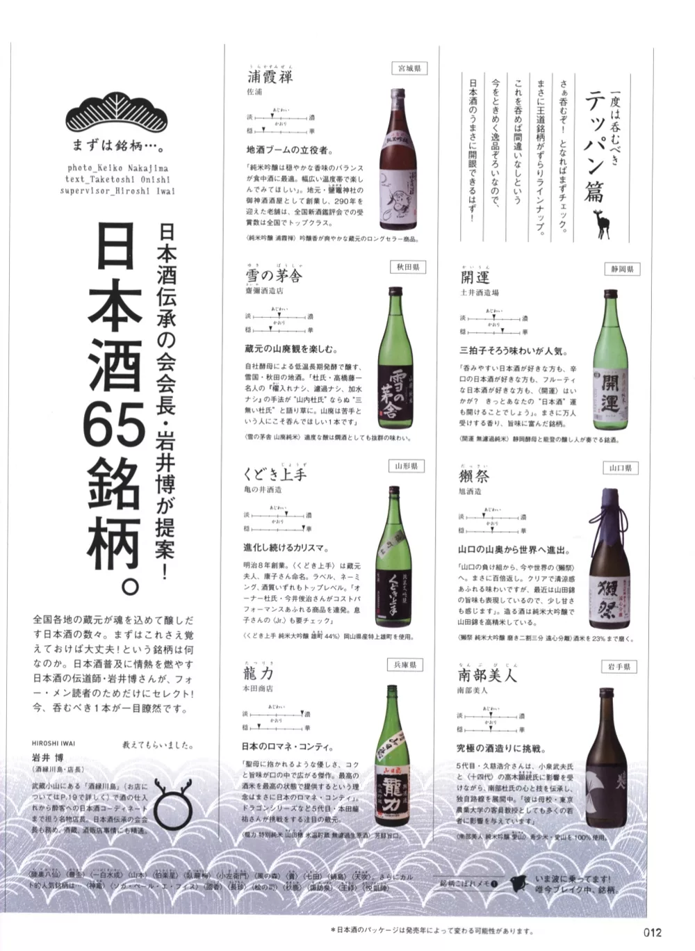 日本酒精選65